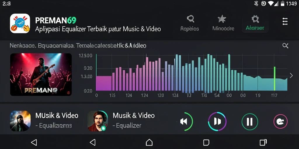 Tampilan antarmuka aplikasi PREMAN69 yang modern dan fungsional.