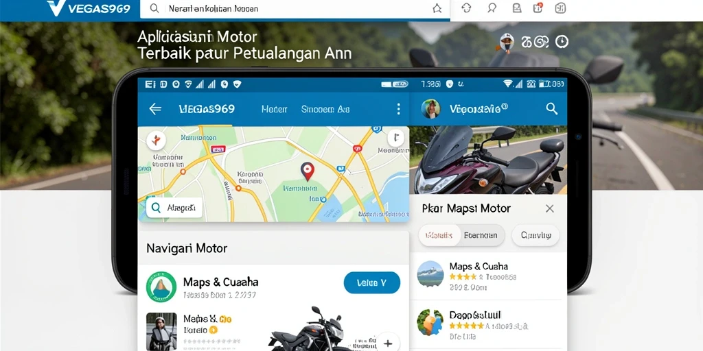 Antarmuka VEGAS969 yang menarik dan mudah digunakan untuk navigasi motor.